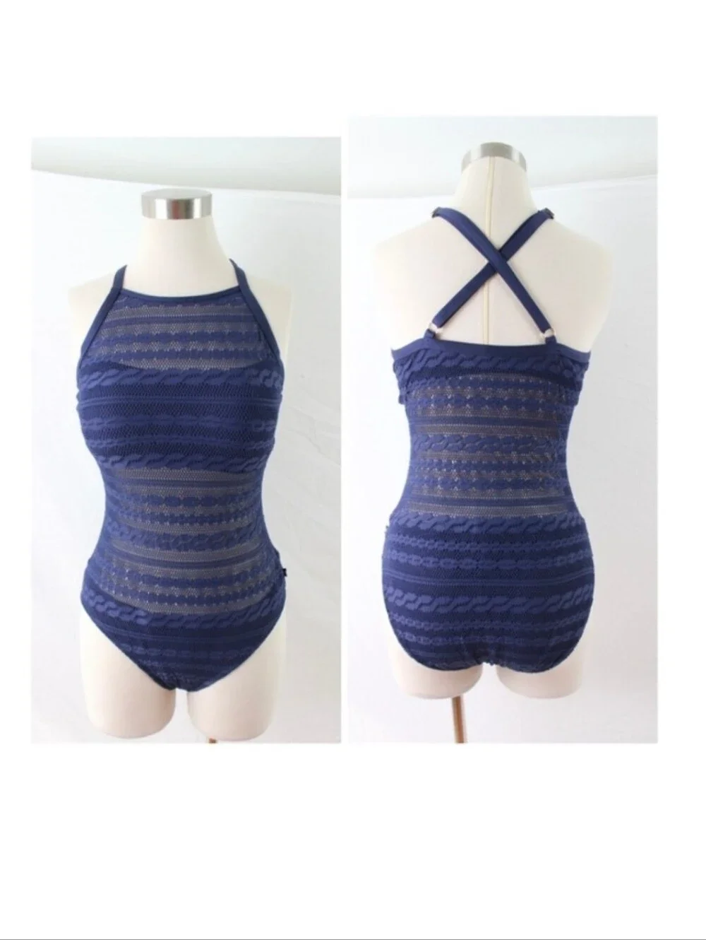 Nautica navy lace